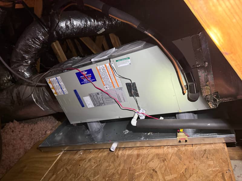 HVAC work for Andrew Larson in Wilmington, NC