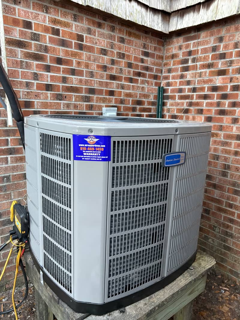 HVAC work for Bob Glasgow in Carolina Beach, NC