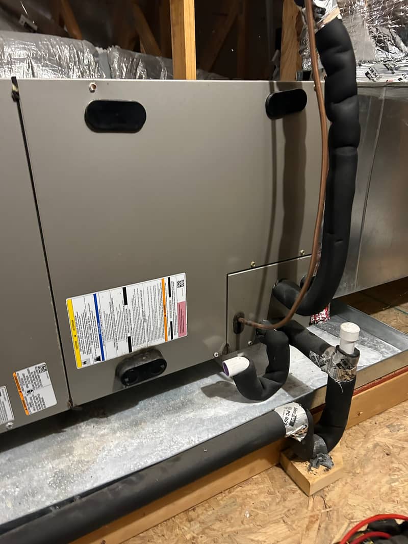 HVAC work for Dan Fibkins in Hampstead, NC