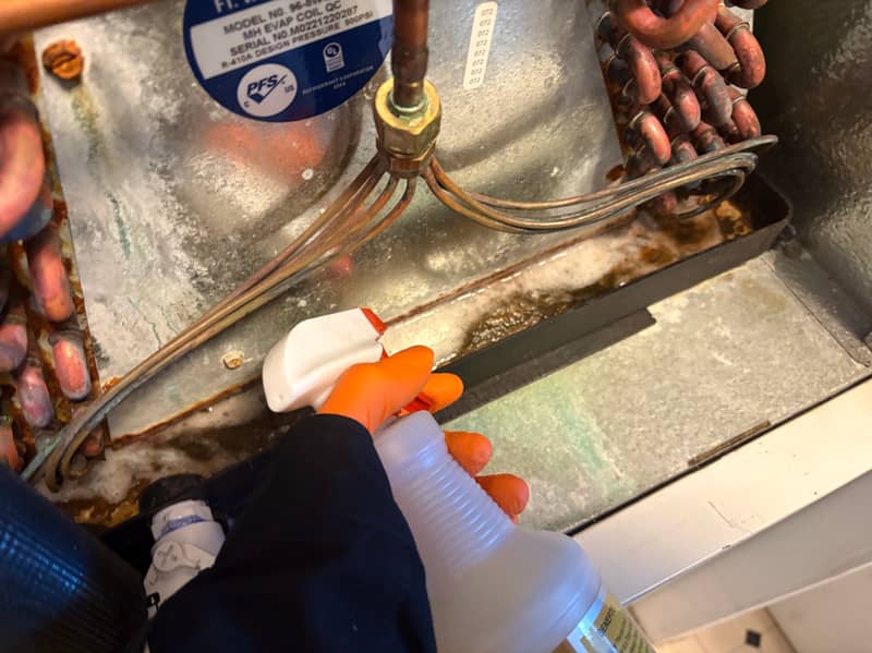 HVAC work for George Coleman in Wilmington, NC