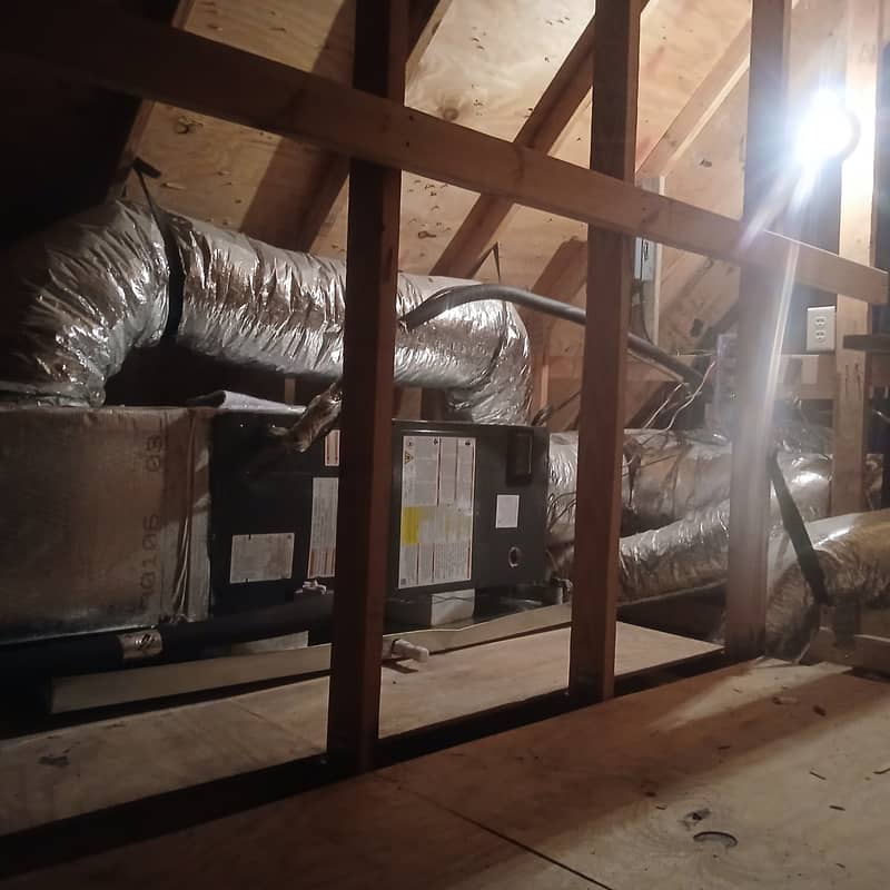 HVAC work for Harvey Bumgardner in Shallotte, NC
