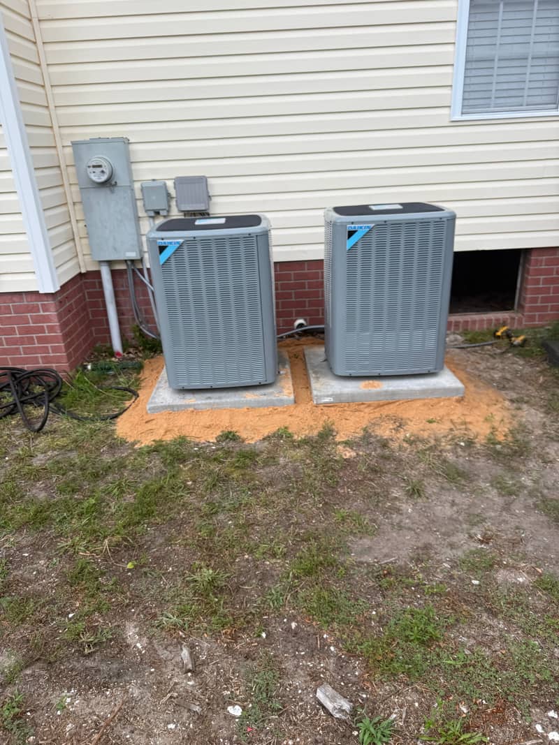HVAC work for Lance McClanahan in Sneads Ferry, NC