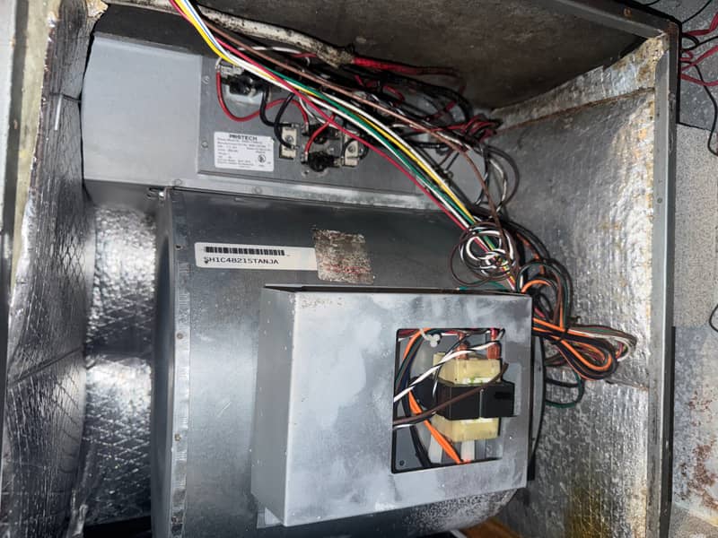 HVAC work for Rick Tavvon in Kure Beach, NC